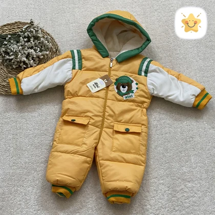 کاپشن سرهمی نوزادی خلبانی جنس درجه یک