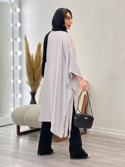 مانتو بلند بغل چاک