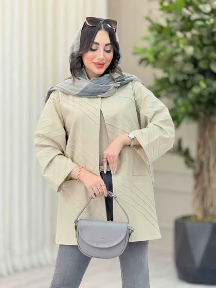 مانتو برش‌دار بغل چاک