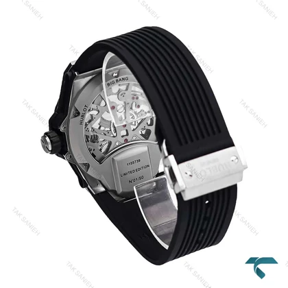 ساعت بیگ بنگ مردانه هابلوت سیلور فول نگین Hublot-6869-G