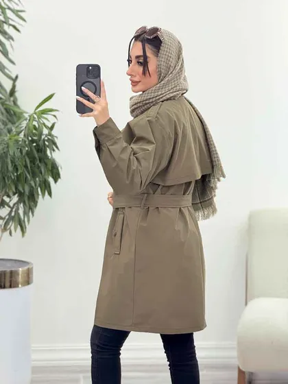 بارانی ژیله دار سپیدار