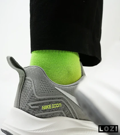 کفش کتانی مردانه و زنانه طوسی Nike air zoom