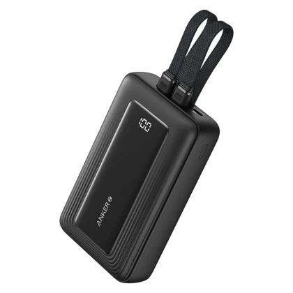 پاوربانک انکر مدل A1681 ظرفیت 20000 میلی آمپر ساعت به همراه کابل لایتنیگ و کابل USB Type-C