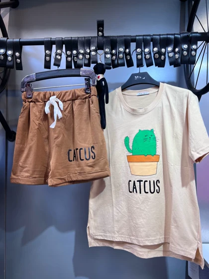 ست تیشرت و شورتک catus