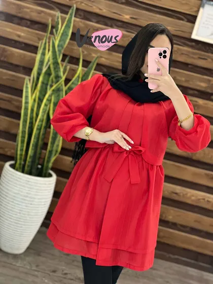 مانتو نازلی ژیله دار