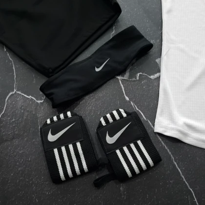 ست رکابی قهرمانی + شلوارک + جوراب + هدبند + مچ بند