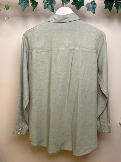 شومیز زارا سبز صدری روشن