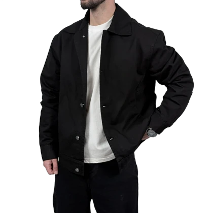 جکت مردانه مشکی مدل ساده