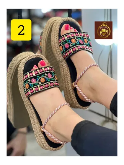 صندل کنفی سنتی زنانه دور مچی