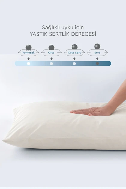بالش Yataş مدل Superwashed Yün پشمی - سفید