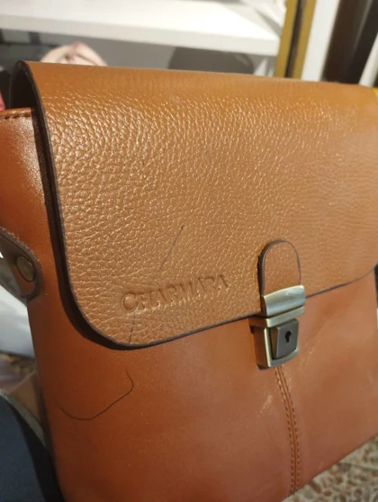 کیف دوشی چرم مردانه مدل d065 -- gb
