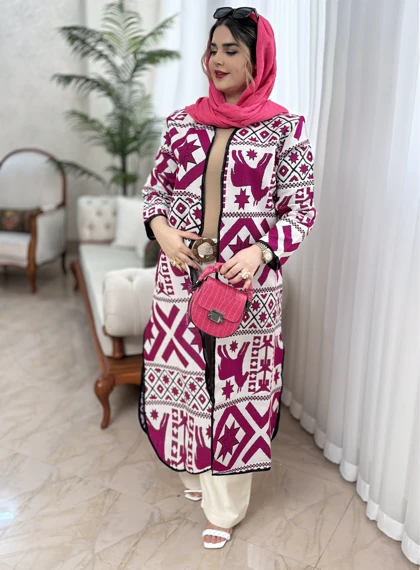 مانتو گلیمی بلند 2079
