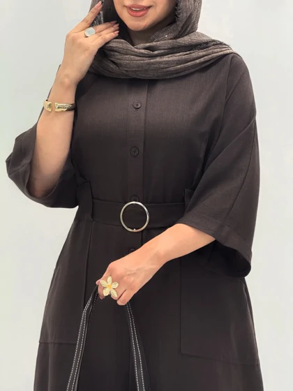 6852-مانتو بلند رویال