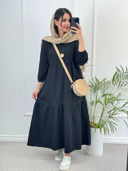 پیراهن مانتویی دریا لینن