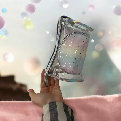 کیف لوازم آرایش سه تیکه ستاره ای