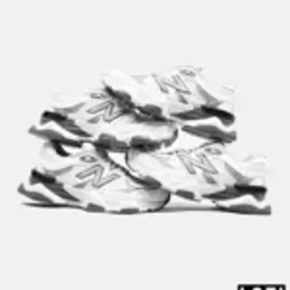 کفش کتانی مردانه و زنانه سفید طوسی NEW BALANCE 9060 مدل 2164