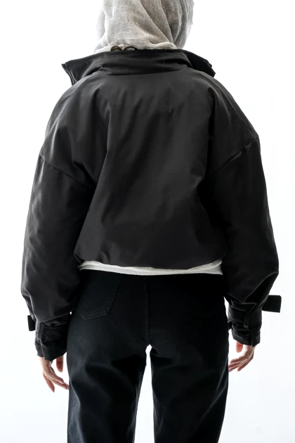 کت کراپ جیب‌دار زنانه