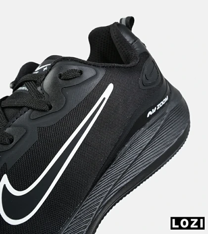کفش کتانی مردانه و زنانه مشکی نایک NIKE air zoom مدل 8054