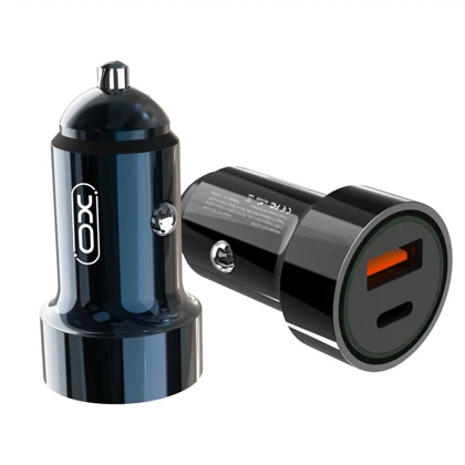 شارژر فندکی فست شارژ ماشین تایپ سی 20 وات ایکس او TZ11