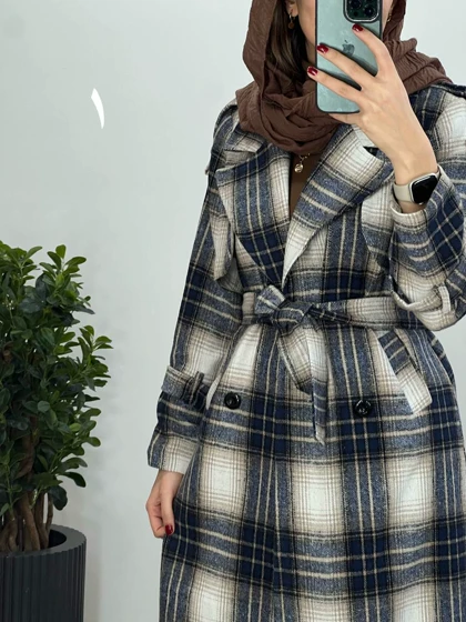 پالتو پشمی بلند دلارام (ایراد دار)