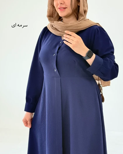 پیراهن مانتویی گلوریا کد 1810