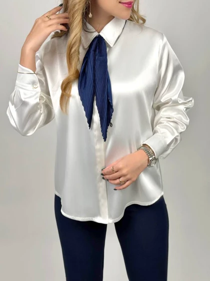 شومیز ساتن جدید زنانه کد SOFT