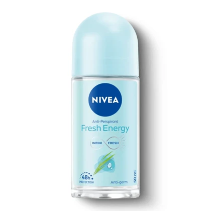 رول ضد تعریق زنانه نیوآ مدل Fresh Energy 48H حجم 50ml