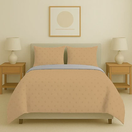 سرویس روتختی کاوری مینیمال طرح برجسته خال‌خالی