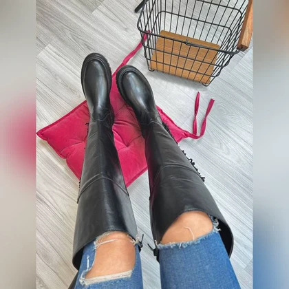 بوت بلند بالای زانوی سرخپوستی