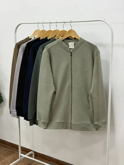 سویشرت مردانه جلو زیپ آرمان