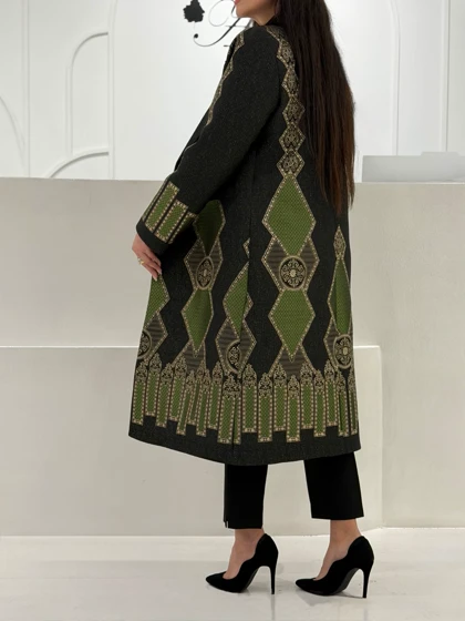مانتو ژاکارد پانلی new کد 14003984