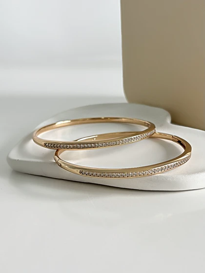 دستبند النگویی آینه ای ژوپینگ کد576