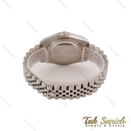 ساعت رولکس مردانه دیت جاست 2 نقره ای صفحه سبز Rolex-5005-G