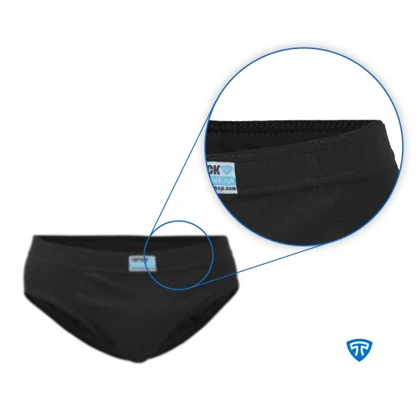 شورت اسلیپ پنبه کش لیفه ای (تک عددی) مشکی