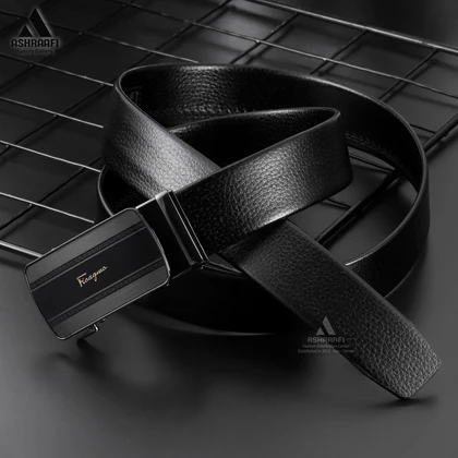 کمربند مردانه ریلی Leather Ratchet Belt BL112