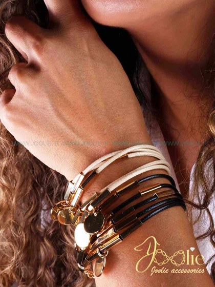 دستبند زنانه طرح طلا مدل سکه کد B2157