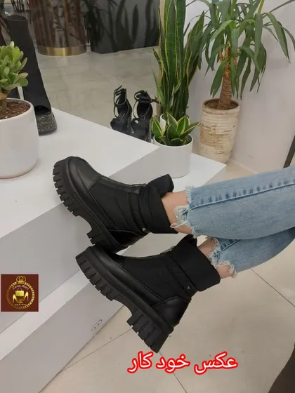 نیم بوت کاپشنی زنانه لژدار miu miu