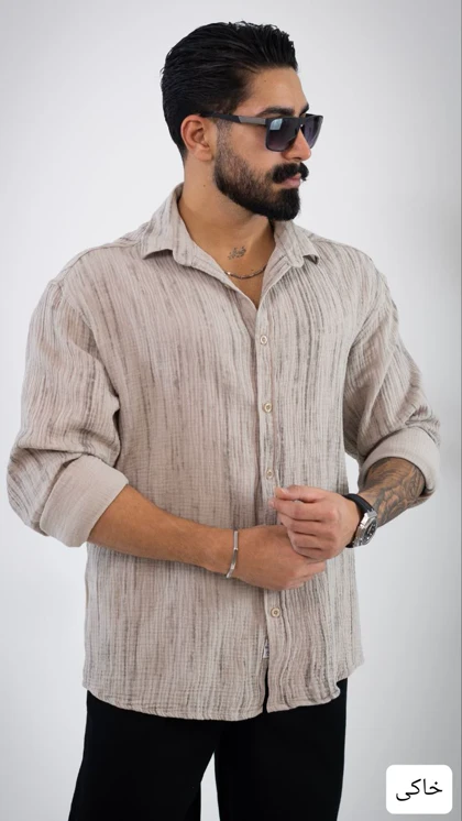 پیراهن وارداتی مردانه شاندیز_کد4635