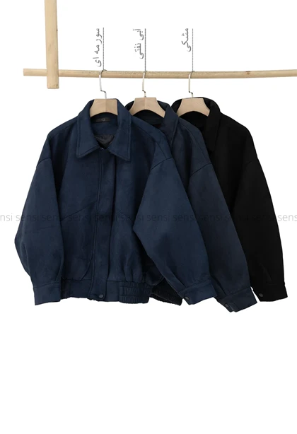 بامبر جلو زیپ جیر پیله کد1004657