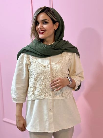 شومیز مانتویی آوا