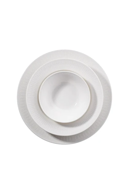 سرویس غذاخوری KORKMAZ مدل Perla Collection A8300 چینی - سفید