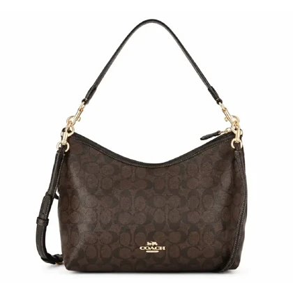 کیف COACH وارداتی بزرگ چرم موکا/ کوچ