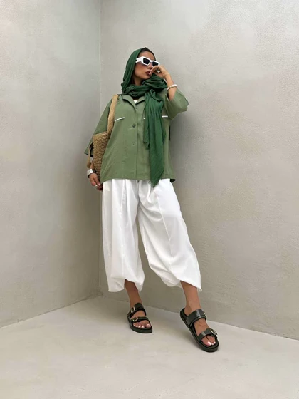 شومیز جیب رودوخت