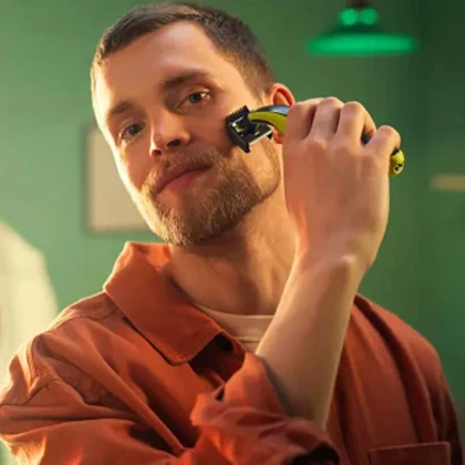 ریش تراش وان بلید فیلیپس Philips Oneblade qp2724/10 صورت