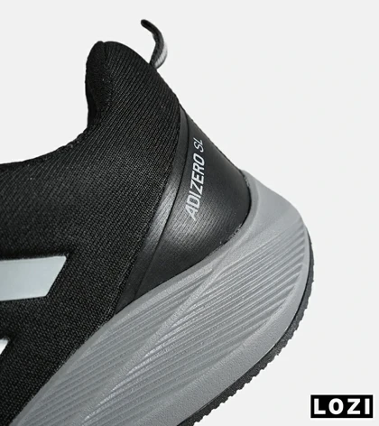 کفش کتانی مردانه و زنانه مشکی طوسی ADIDAS adizero SL مدل 7751