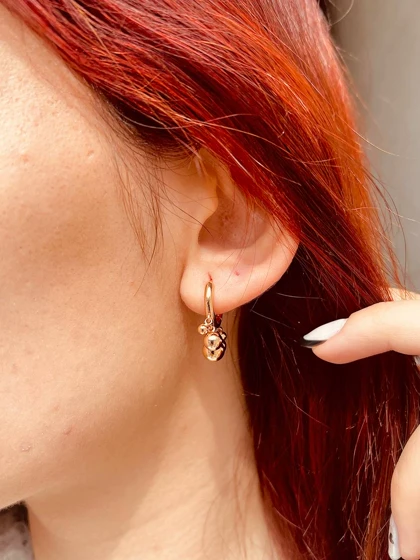 گوشواره توپی اویز ژوپینگ