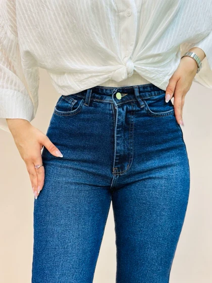 شلوار جین استریت کات کشی آمسو4018/19