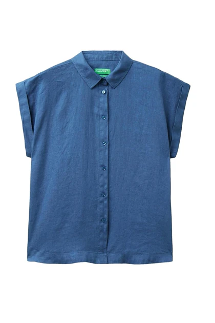 شومیز لینن بنتون CH692