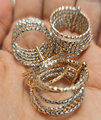 انگشتر 9رج استیل