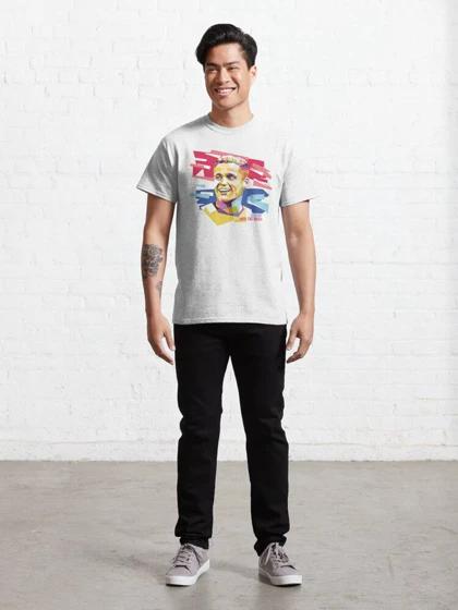 تیشرت لانگ ورزشی آژاکس | تیشرت لانگ Ajax طرح Van De Beek in Pop Art کد 147656